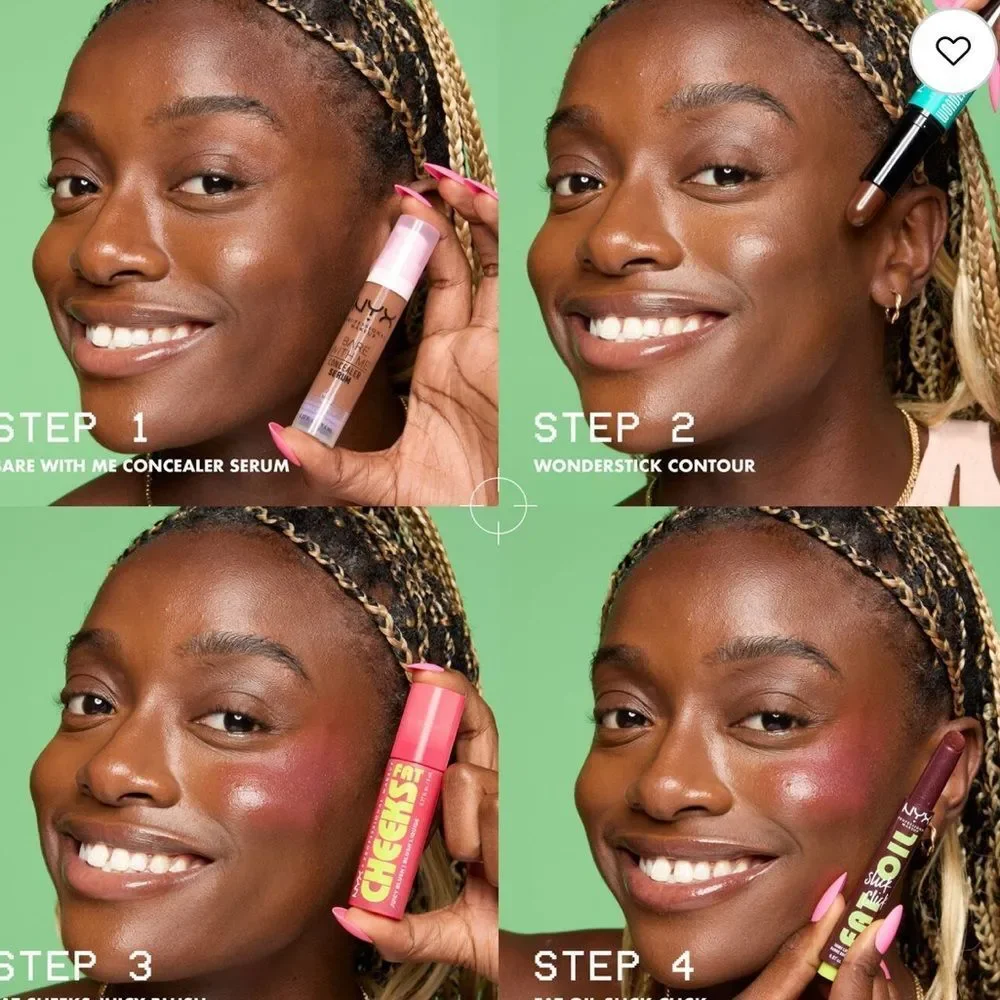🦋 NYX BOUNCIN’ BERRY - BRIGHT WATERMELON Fat Cheeks Juicy Dewy Liquid Blush New